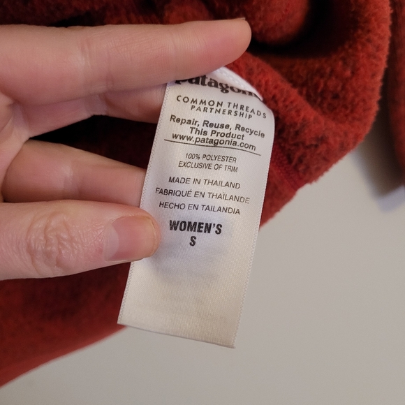 Patagonia Women's Better Sweater Quarter Zip Red - Picture 9 of 14